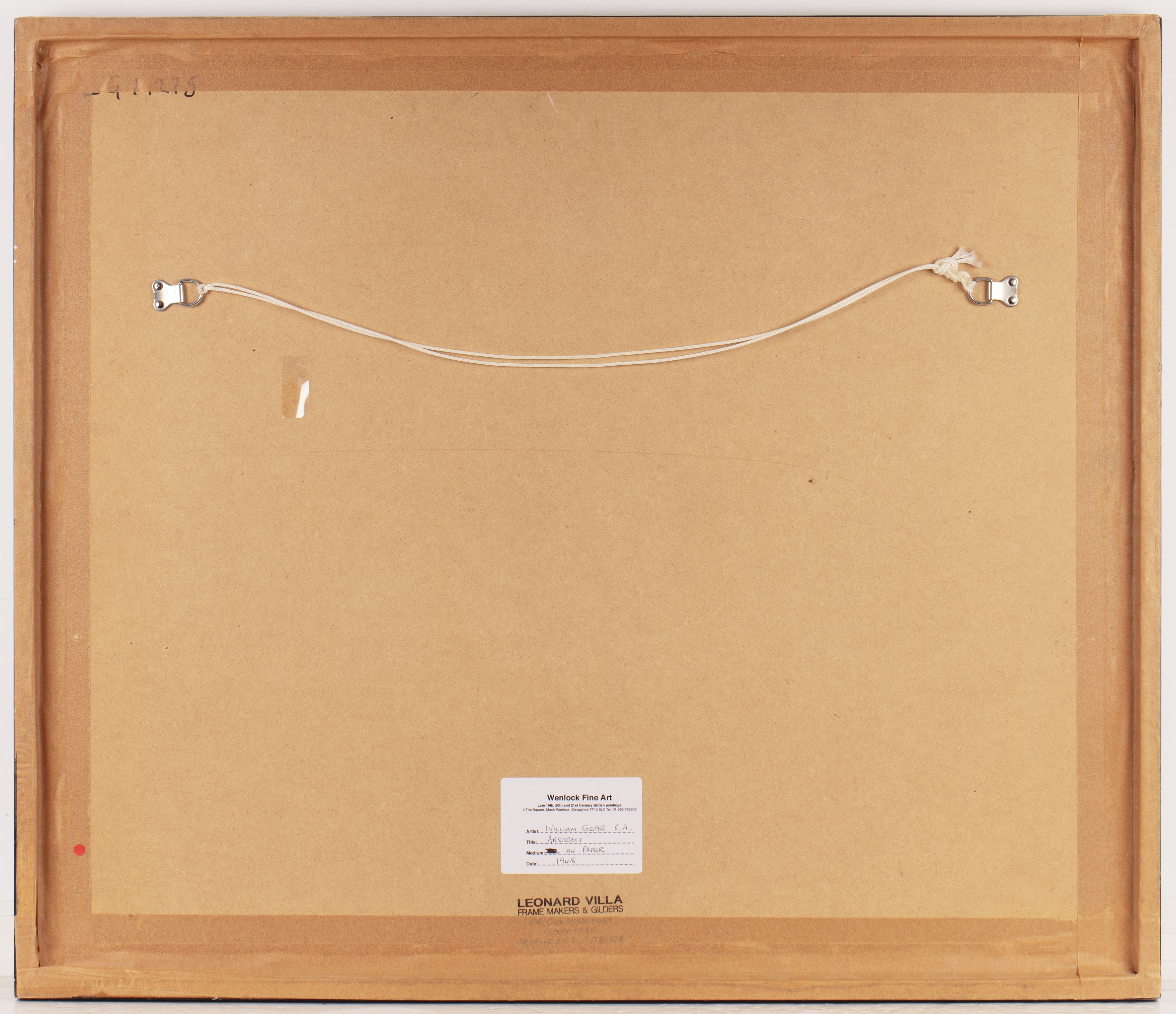 Artwork by William Gear, Untitled, Made of Mixed Media On Paper