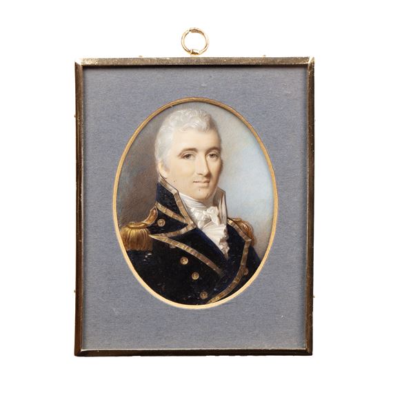 George Engleheart | An oval miniature portrait of Sir Pulteney Malcolm ...