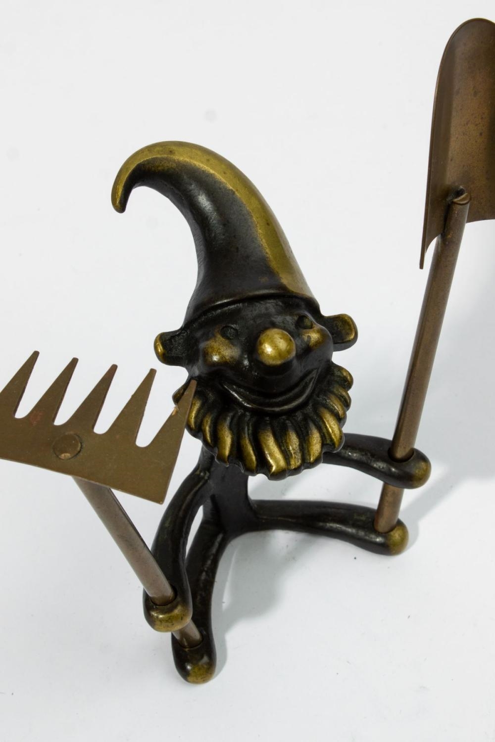 Artwork by Walter Bosse, WALTER BOSSE AUSTRIAN BRONZE GNOME, Made of Bronze