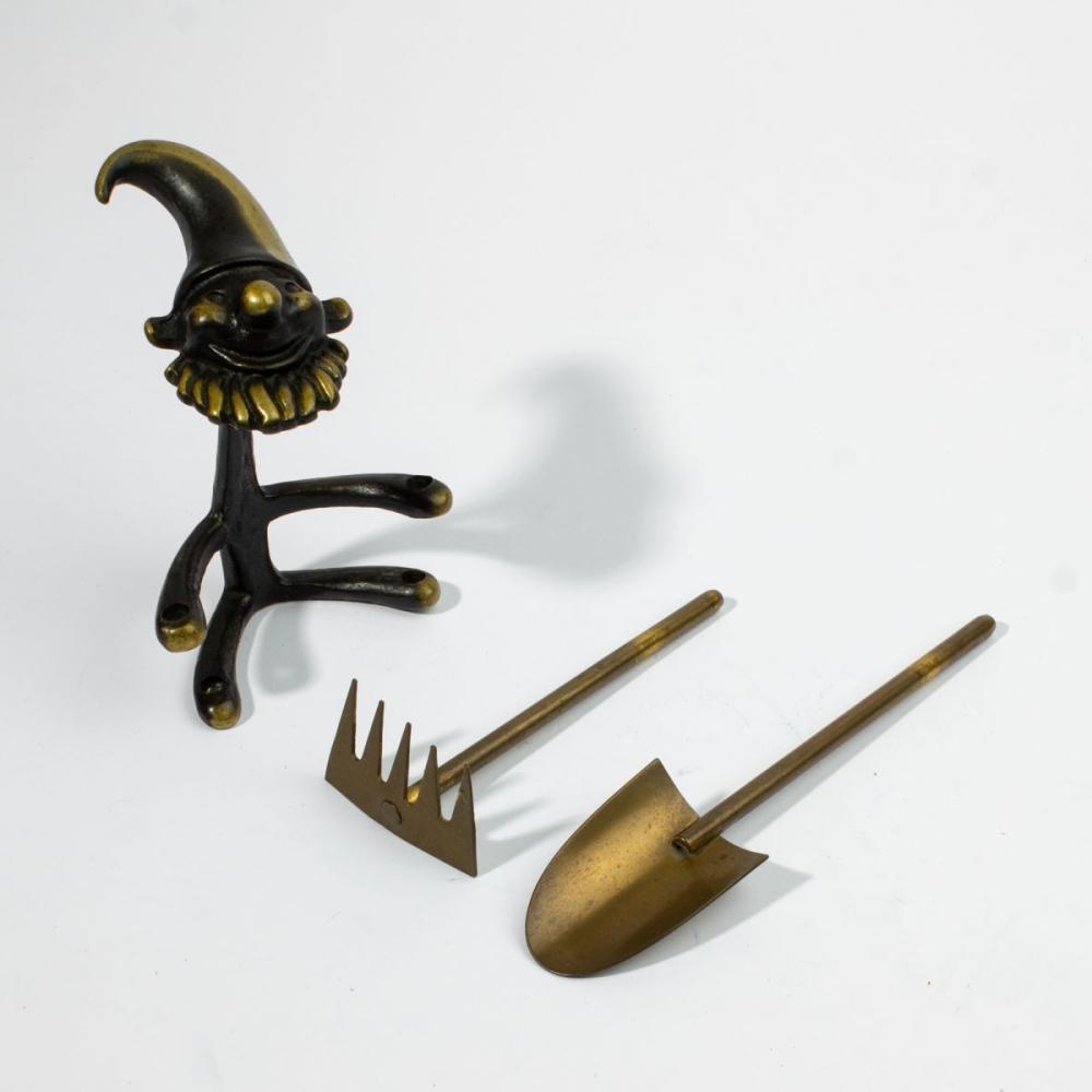 Artwork by Walter Bosse, WALTER BOSSE AUSTRIAN BRONZE GNOME, Made of Bronze