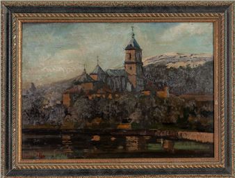 View of the Monastery of El Paular in Rascafría - Encarnación Bustillo