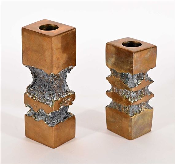 Untitled - Two Candlesticks - Roy Leadbeater