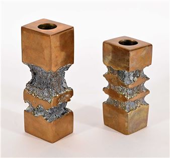 Untitled - Two Candlesticks - Roy Leadbeater