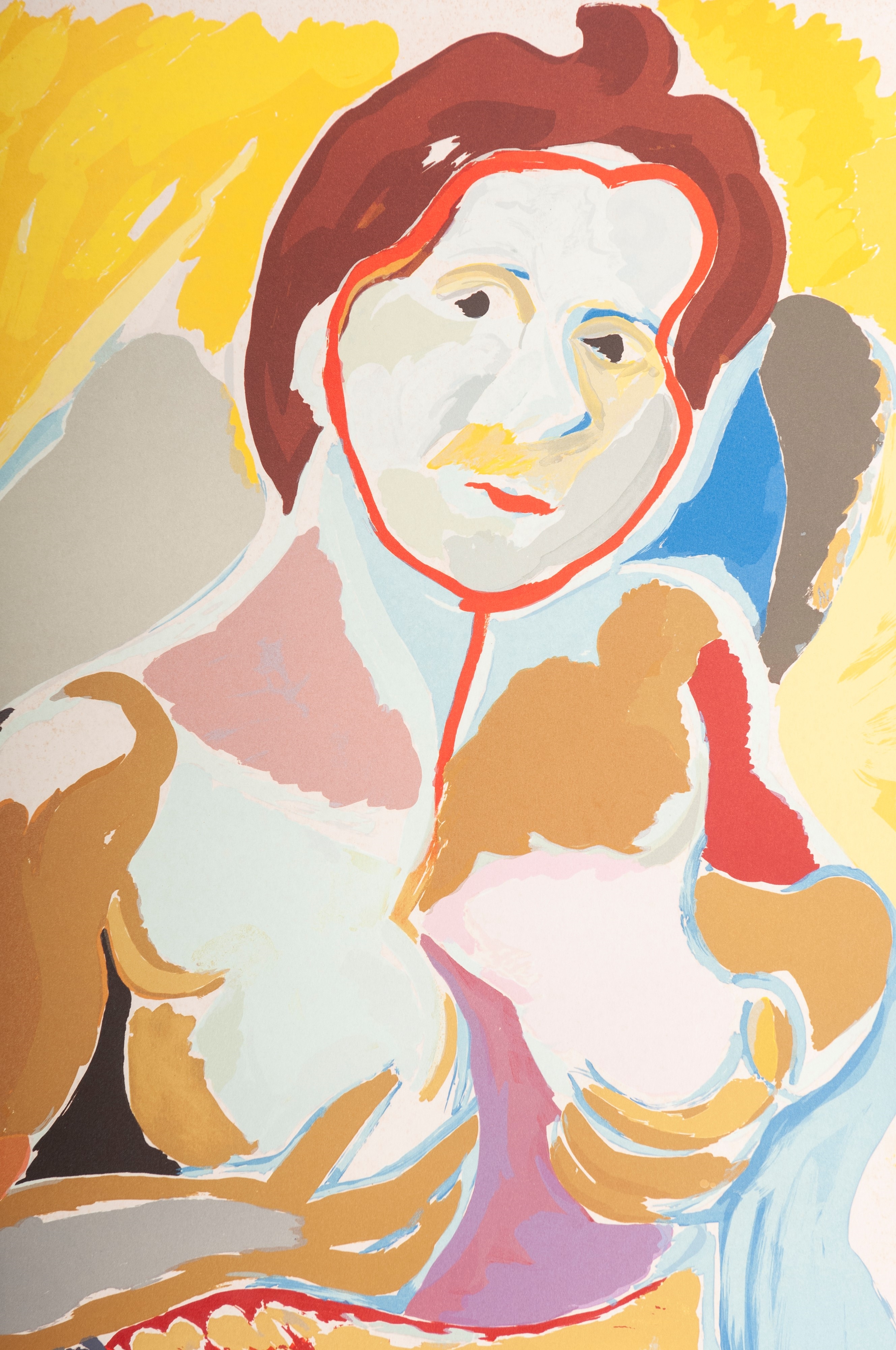 Artwork by Luigi Montanarini, Maternity, Made of Multiple On Paper