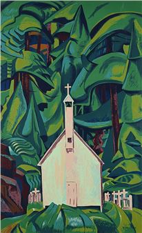 Church at Yuquot Village [formerly Indian Church or White Church - Emily Carr