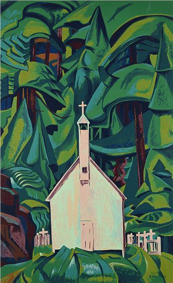 Church at Yuquot Village [formerly Indian Church or White Church - Emily Carr