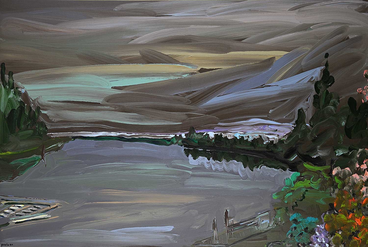 Leslie Donald Poole | Lake Sky (1984) | MutualArt