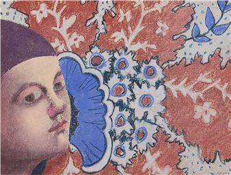 Face Against Red, White and Blue - Louise Scott