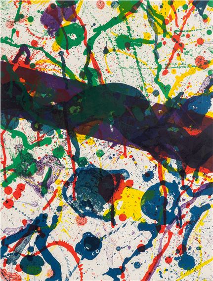 Untitled, from Michel Waldberg: Poèmes dans le ciel (Poems in the Sky - Sam Francis