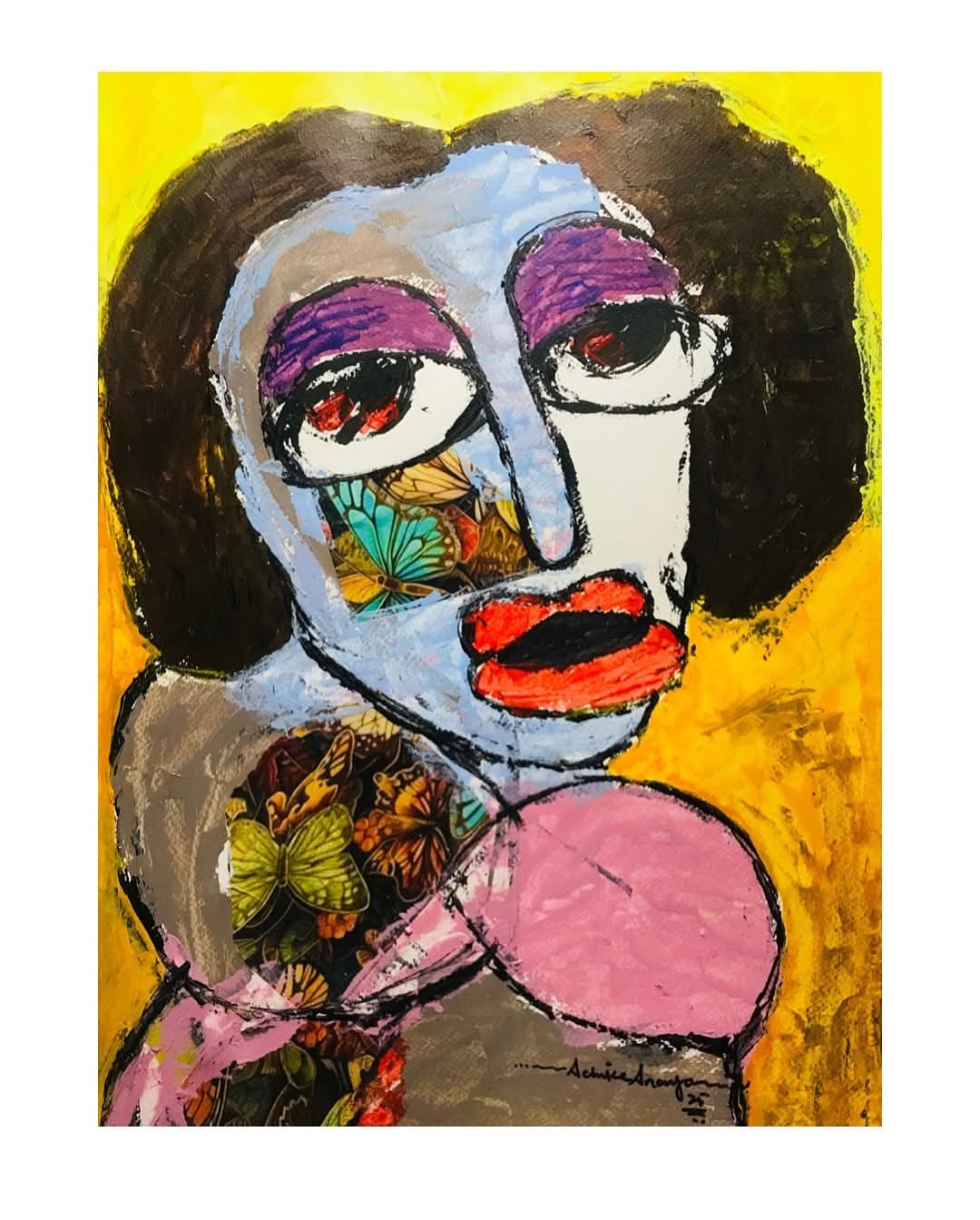 Artwork by Achike Anayo Miracle, Big dream