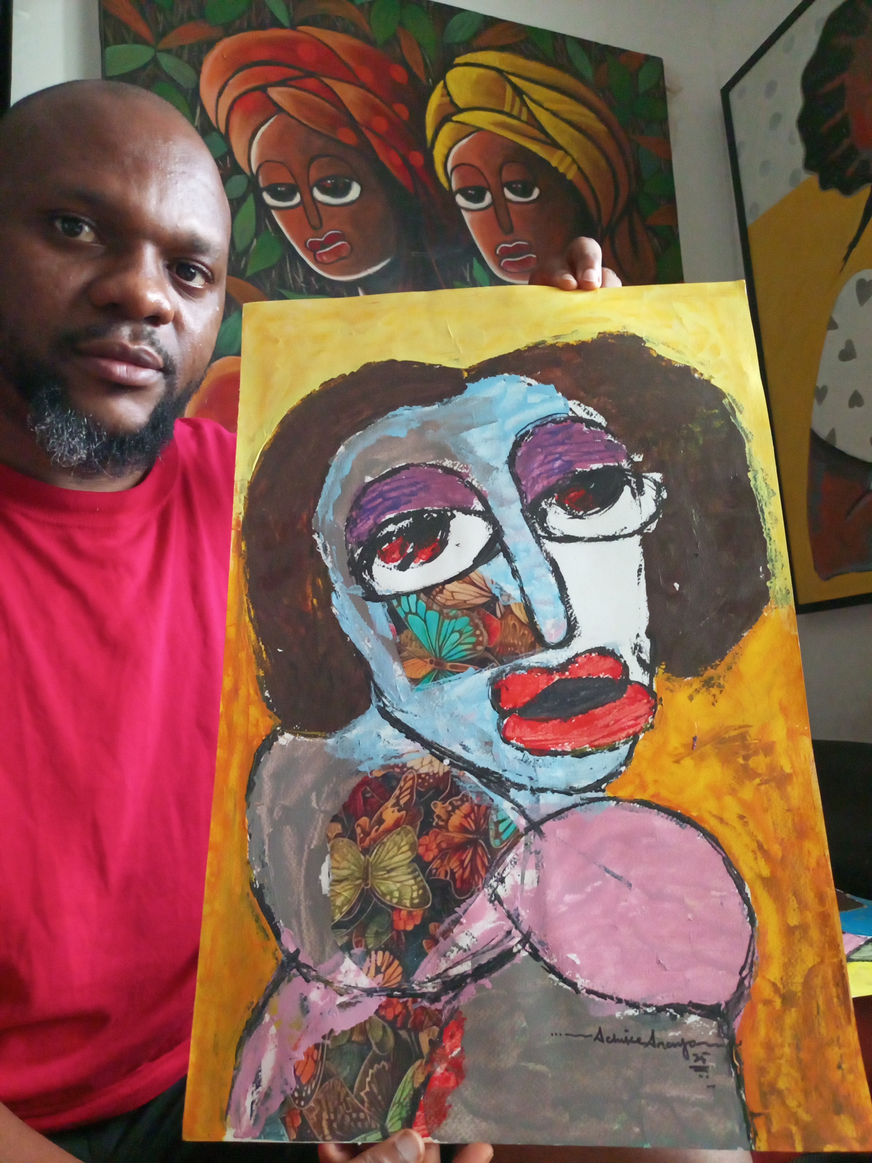 Artwork by Achike Anayo Miracle, Big dream