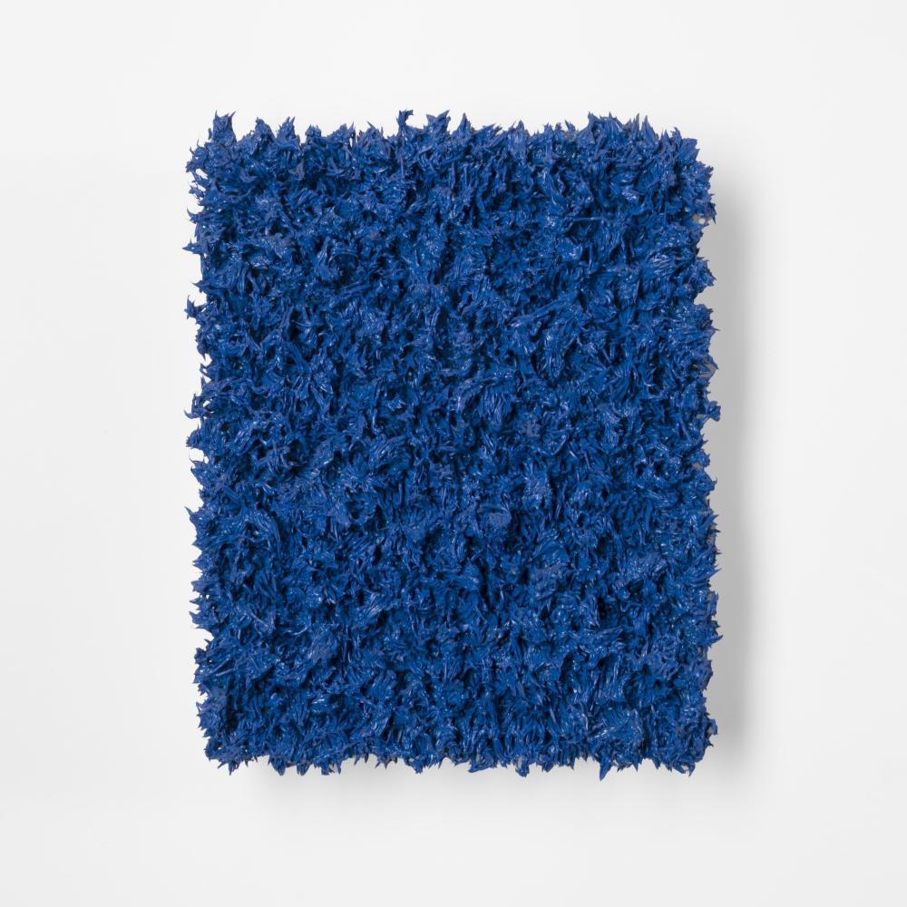 Artwork by Donald Moffett, The Alliance (Triptych, Made of Extruded Oil On Canvas