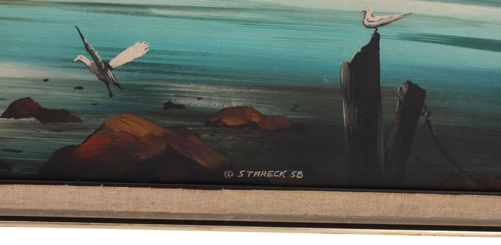Edgar A. Stareck | Modern Panoramic Seascape (1958) | MutualArt
