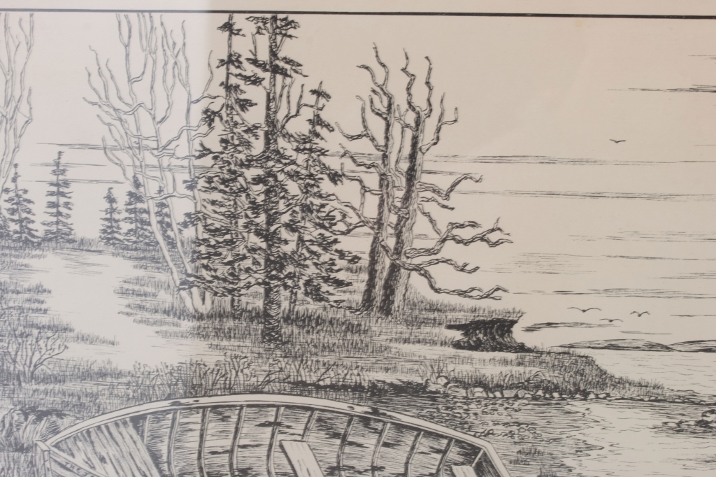 Artwork by Lloyd G. Nowlan, Flight Into Sunrise; Final Resting Place, Made of Prints