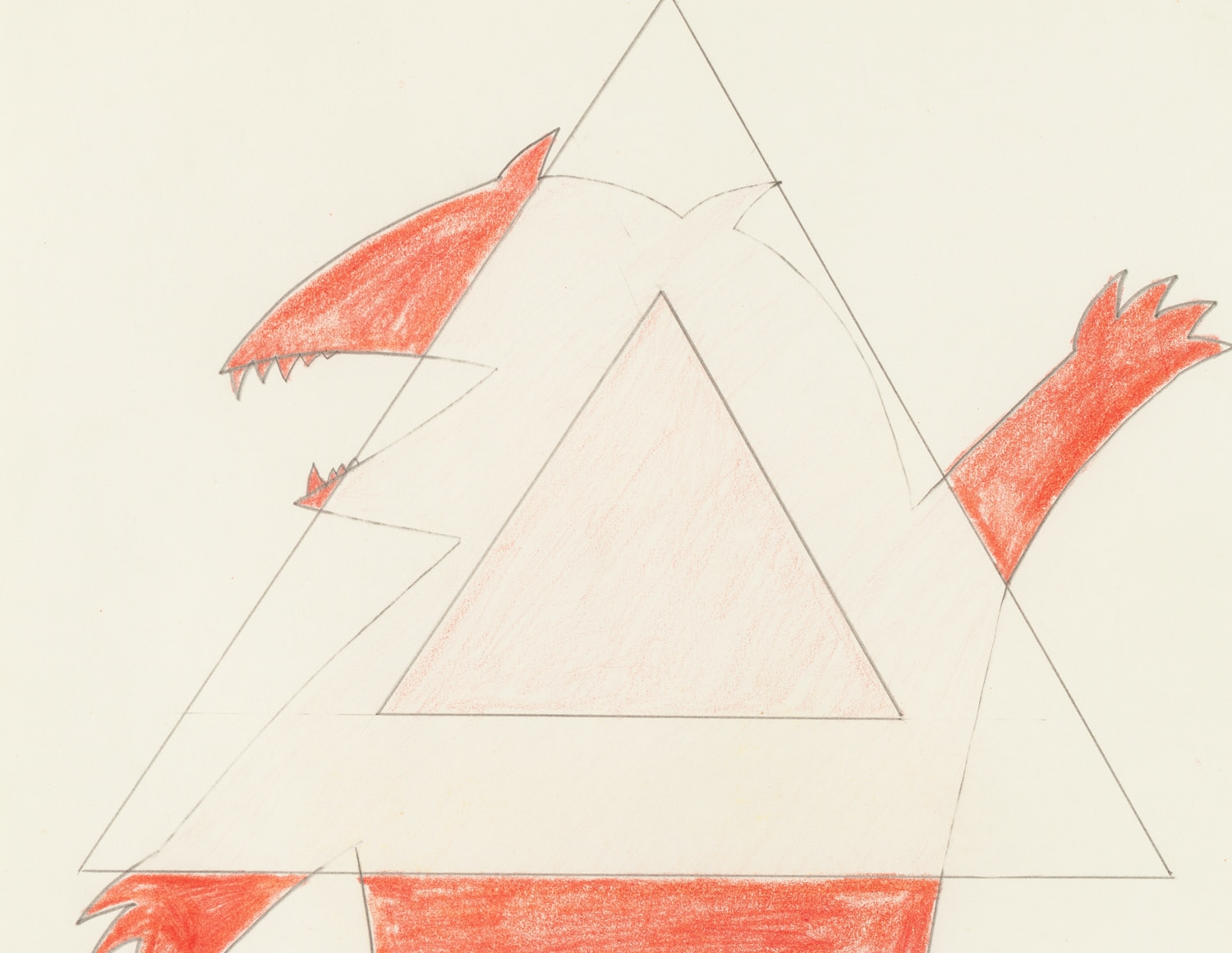 Artwork by Pawel Kowalewski, Untitled, Made of pencil, crayon/paper