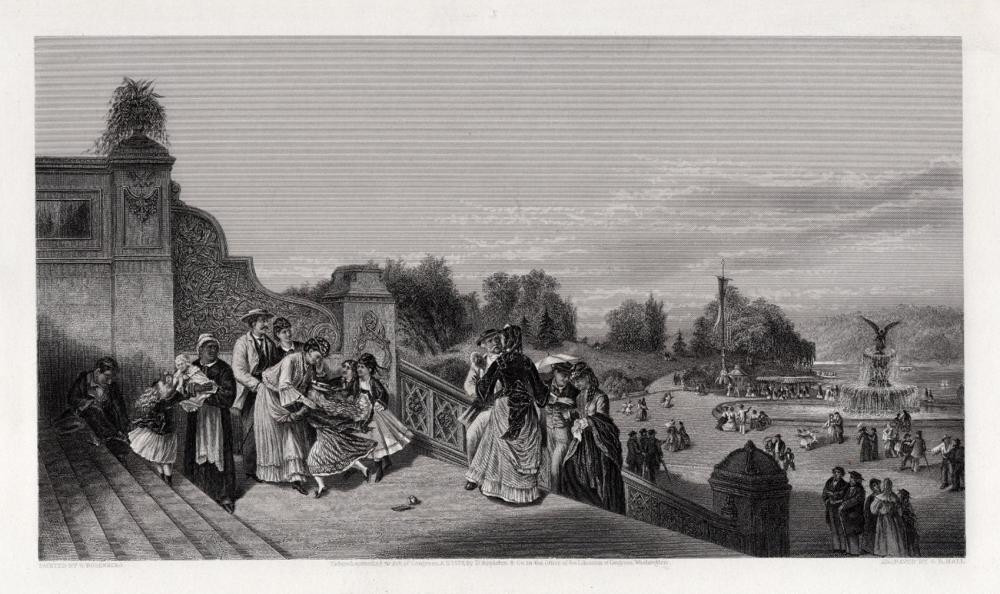 Charles Rosenberg | The Terrace, Central Park (1872) | MutualArt