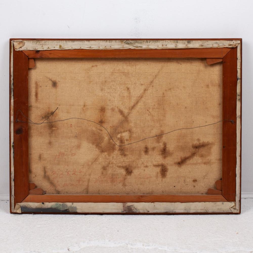 Artwork by Shanti Dave, Midcentury Abstract Oil & Plaster, Made of Oil & Plaster On Canvas