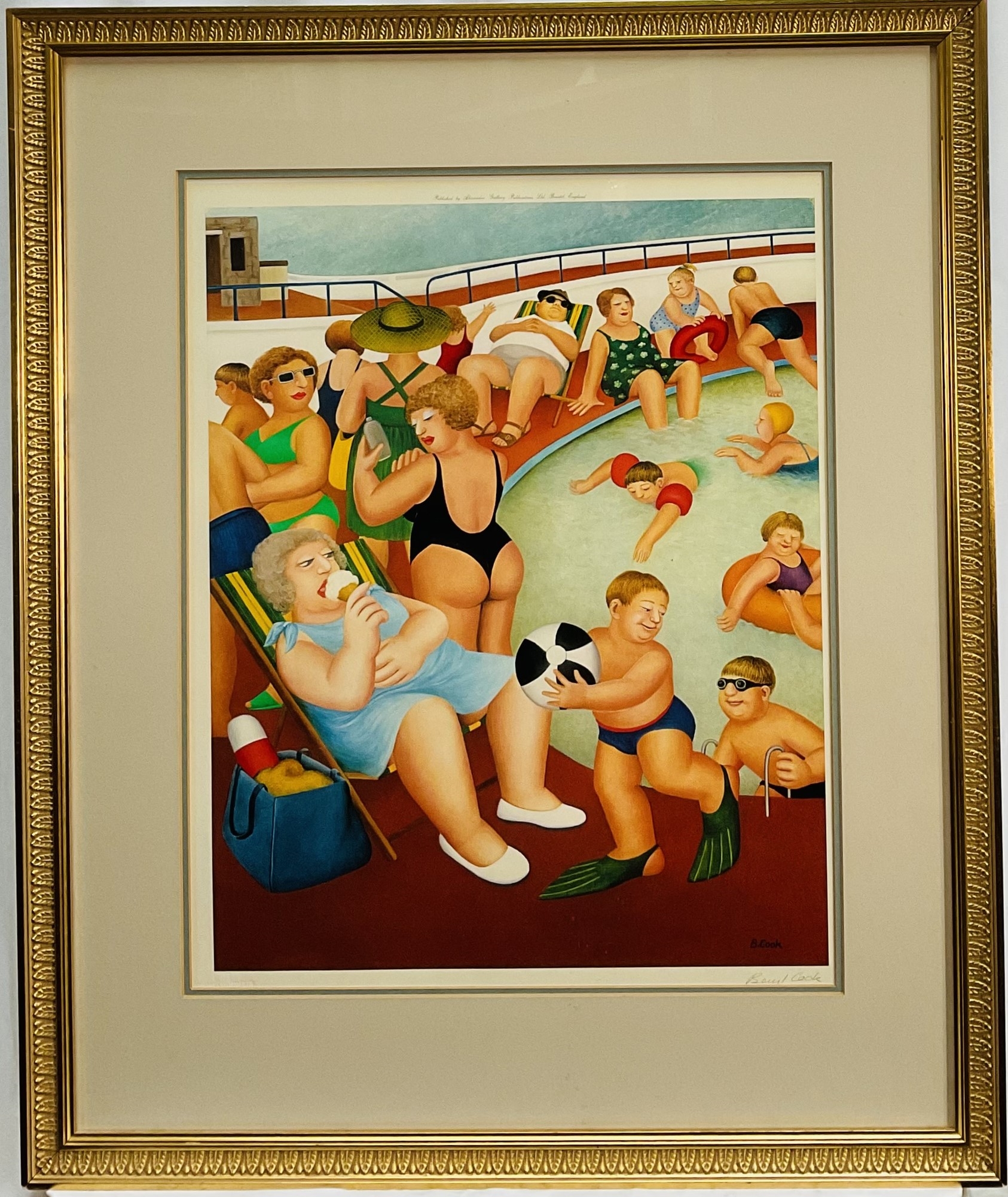 Beryl Cook | Bathing Pool | MutualArt