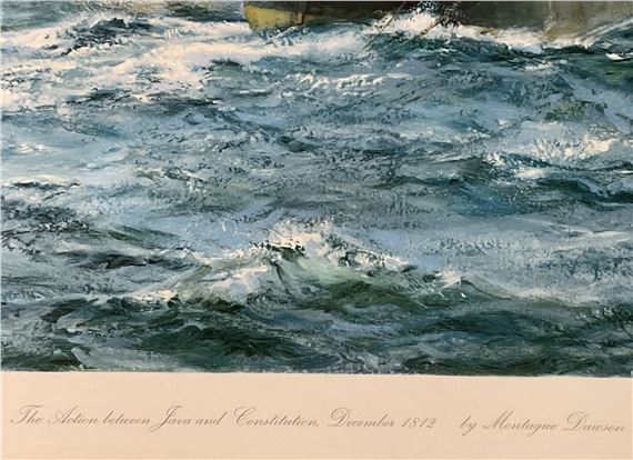 Montague Dawson | Java and Constitution 1812 (1812) | MutualArt