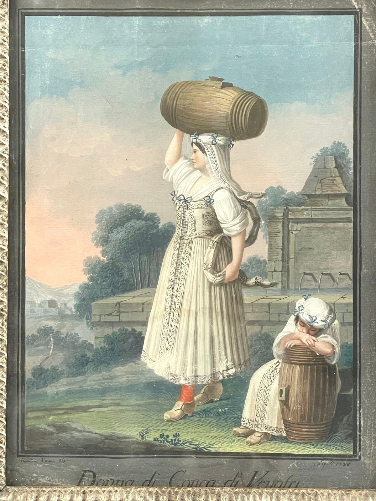 Alessandro D'Anna | View of the Neapolitan countryside (1786) | MutualArt