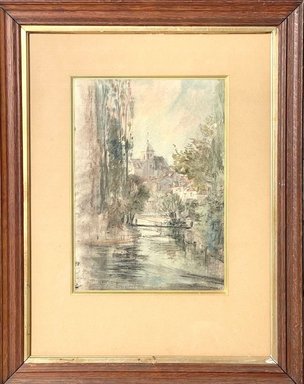 Artwork by Charles Jouas, Montigny, Made of Watercolor