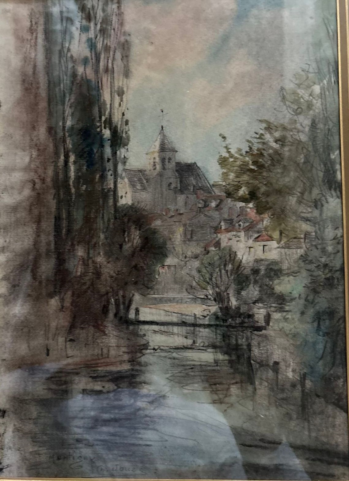 Artwork by Charles Jouas, Montigny, Made of Watercolor