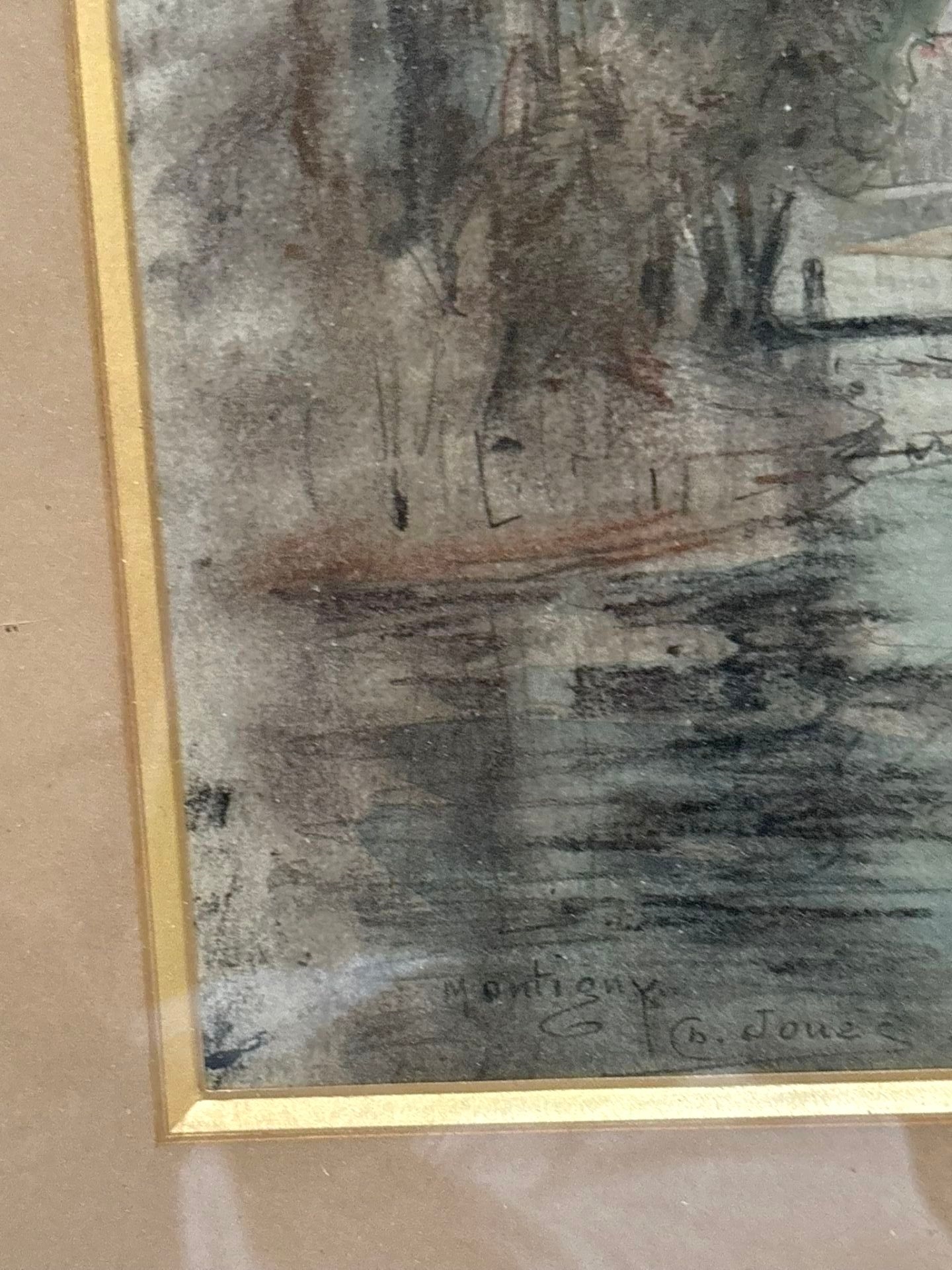 Artwork by Charles Jouas, Montigny, Made of Watercolor