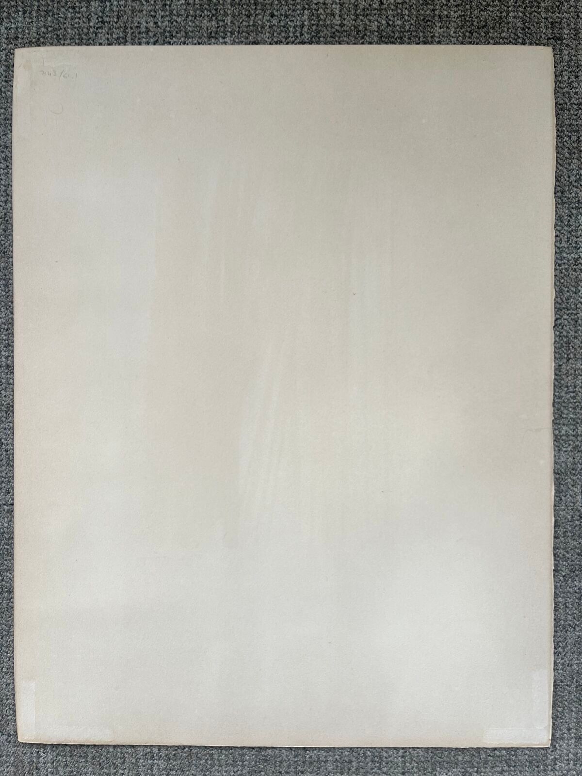 Artwork by Hans Hartung, Composition for "Poetry is contagious, Made of Photo-Autograph On Zinc