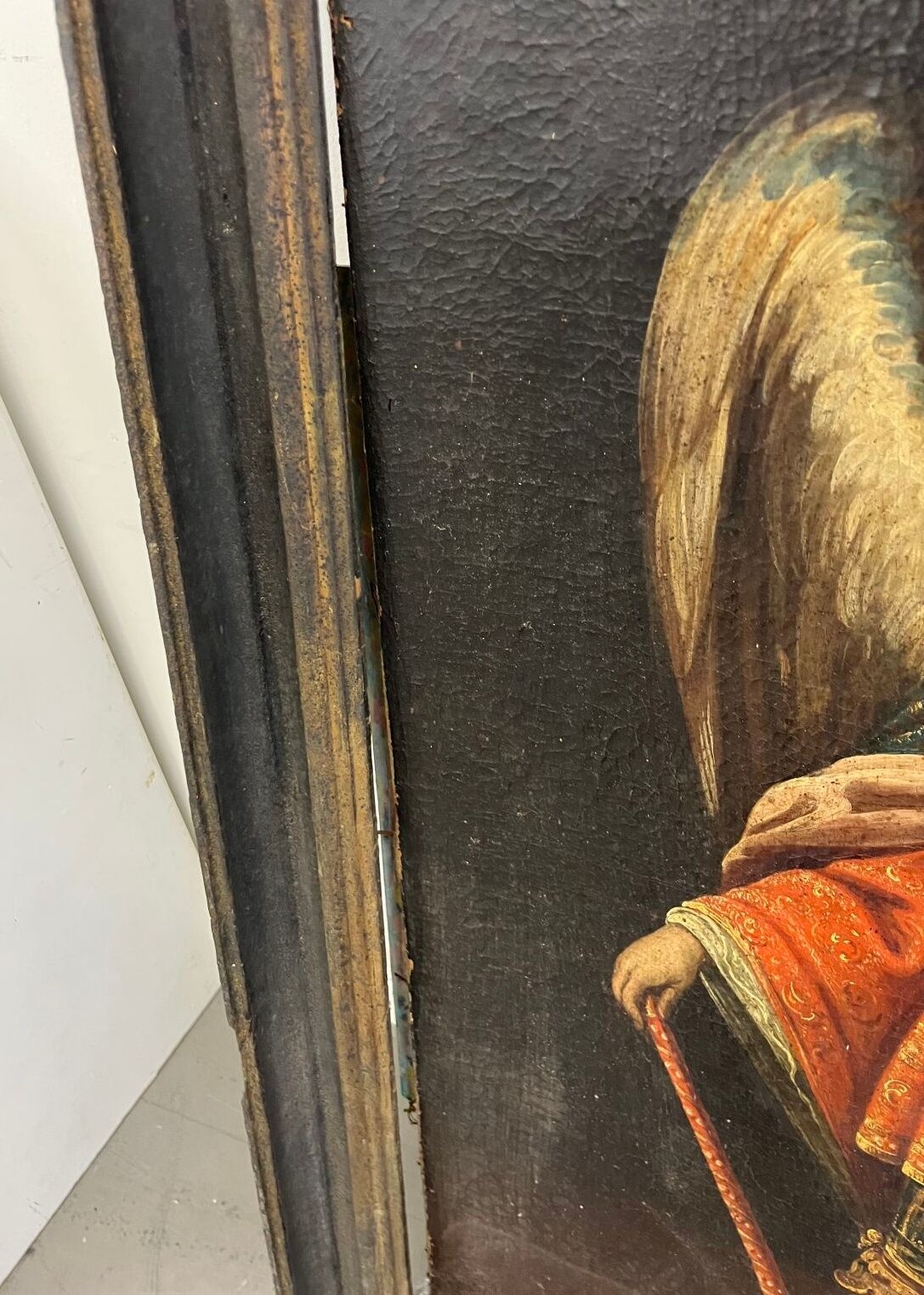 Artwork by South American School, 18th Century, The Archangel Saint Michael, Made of Original Canvas