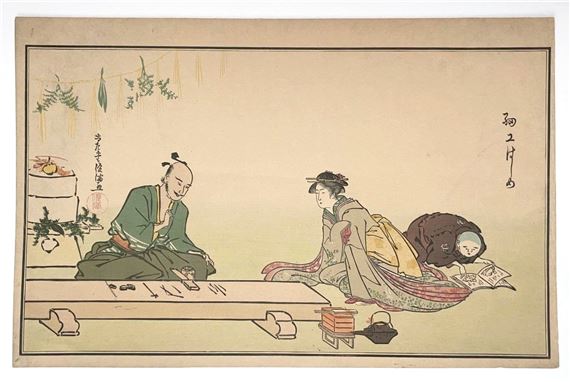 Kitagawa Utamaro | Meisho koshikake hakkei, Eight famous views of ...