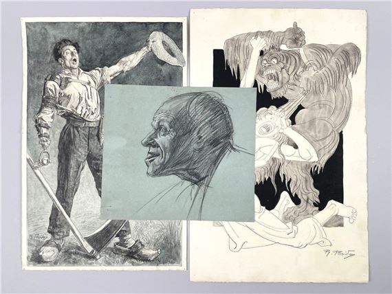 The Harvester; The Woman and the Monster - Raphael Freida