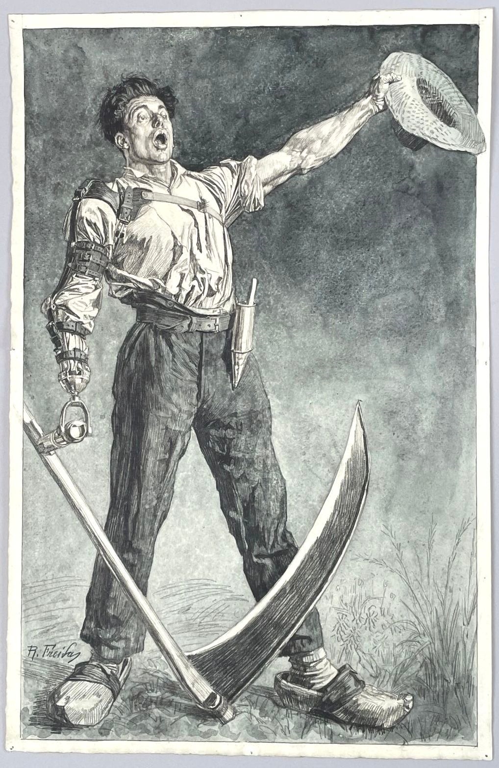 Raphael Freida | The Harvester; The Woman and the Monster | MutualArt