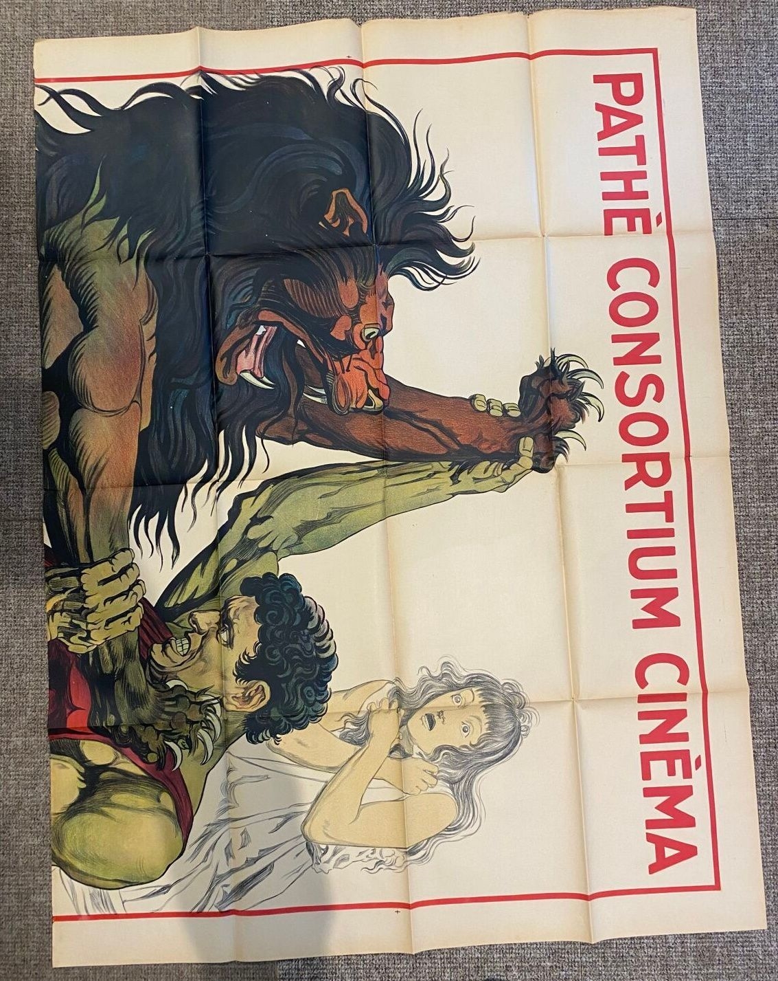 Artwork by Raphael Freida, Reunion of two posters for Pathé consortium, Made of Poster