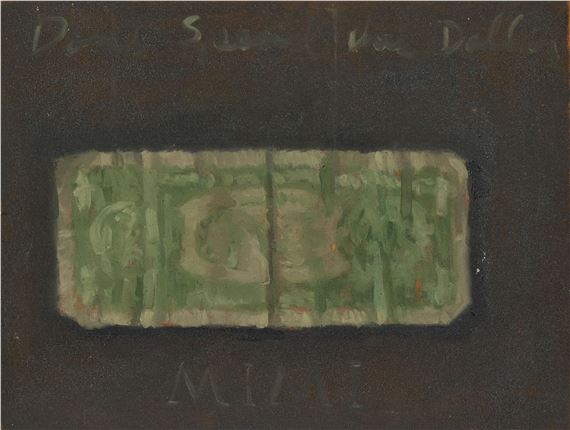 Dollar Bill on Black Background - Robert Kulicke