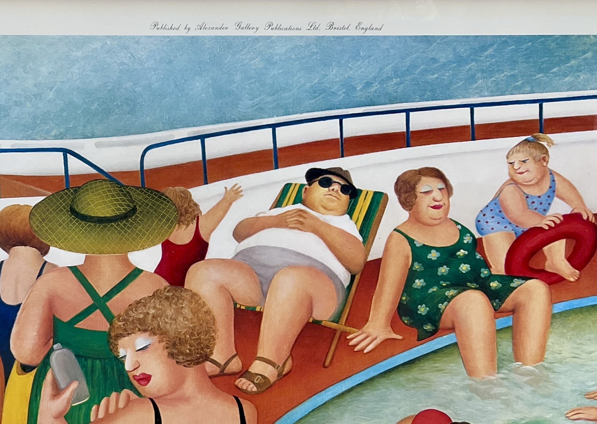 Beryl Cook | Bathing Pool | MutualArt