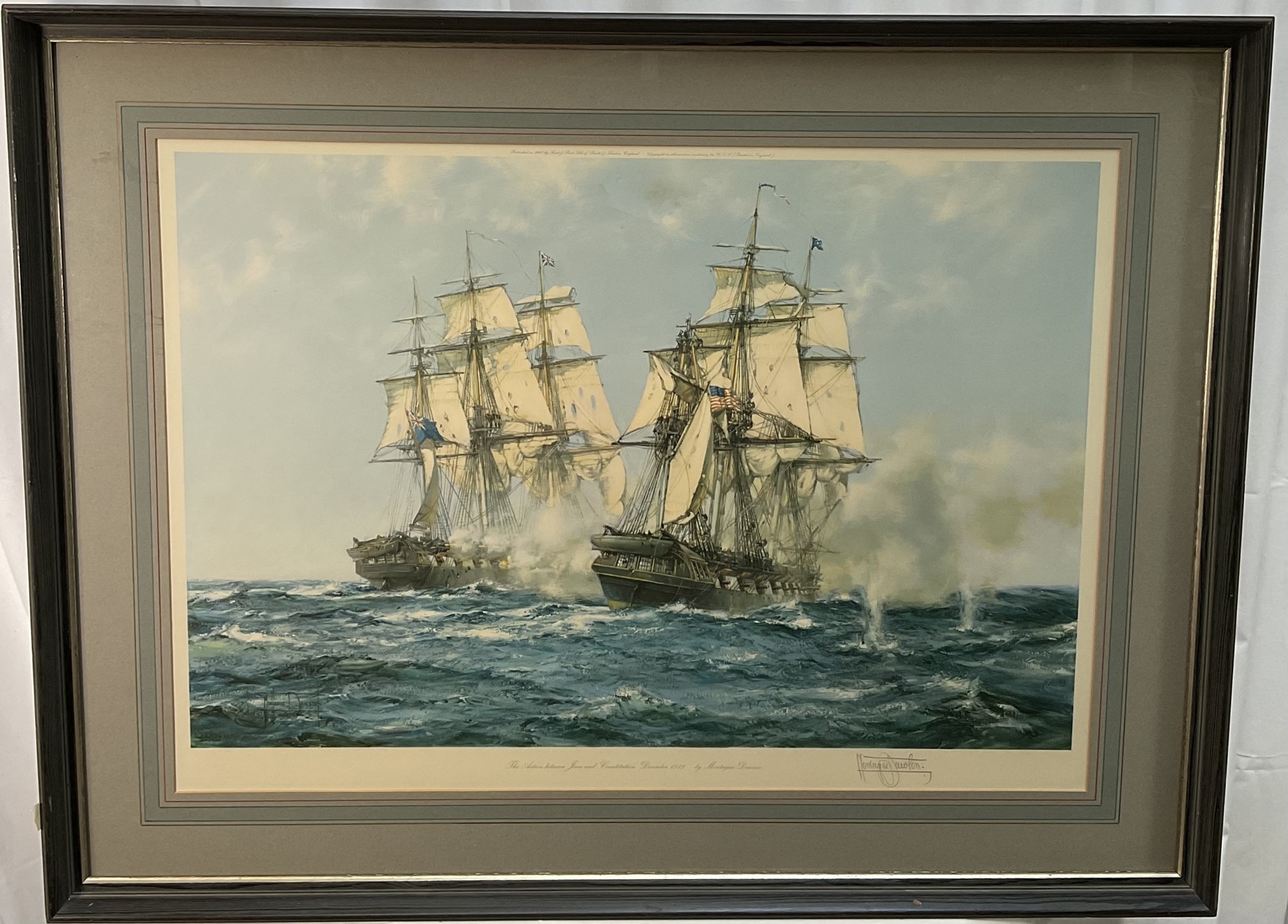 Montague Dawson | Java and Constitution 1812 (1812) | MutualArt