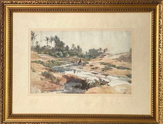 Stream in the desert