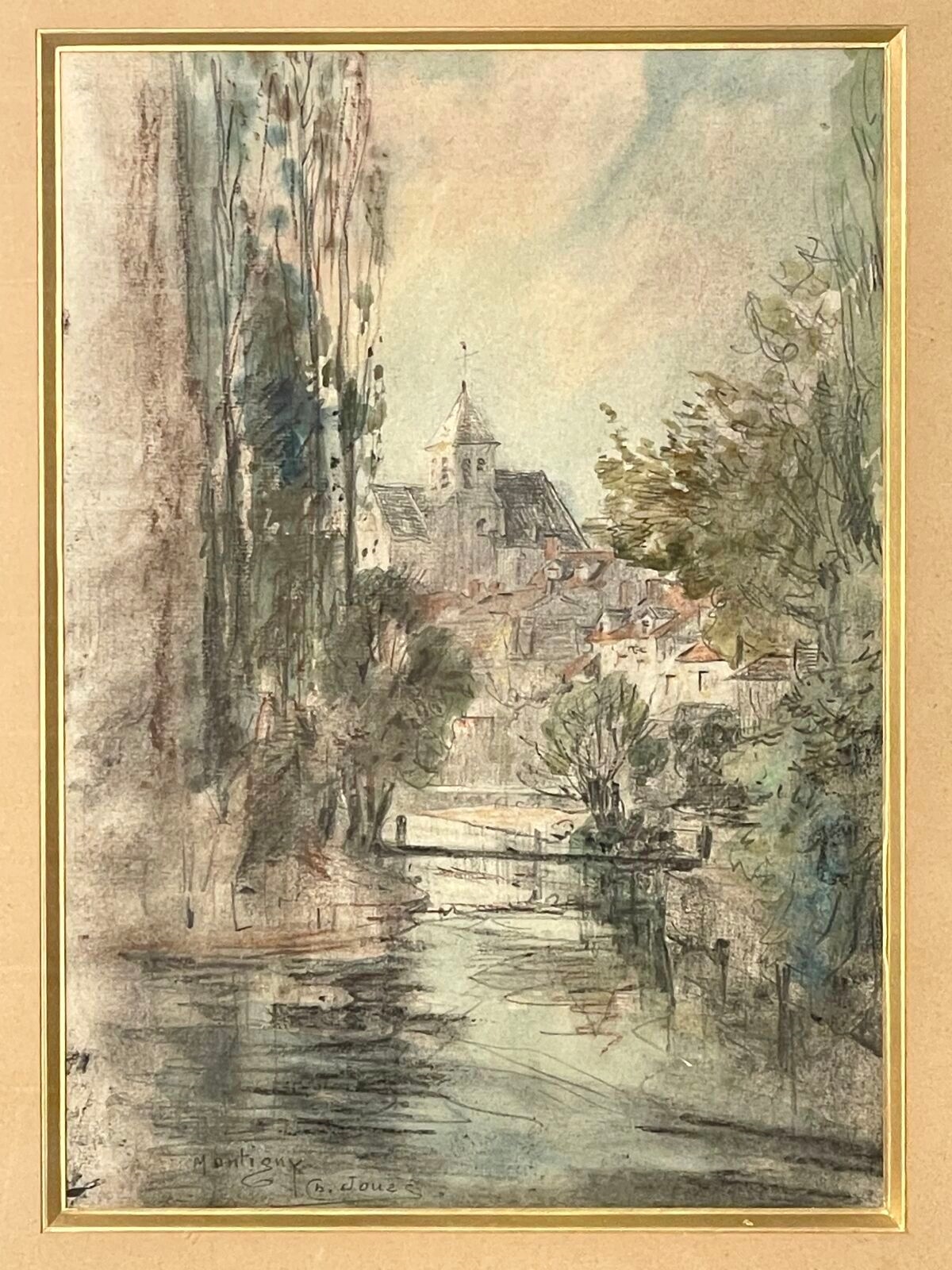 Artwork by Charles Jouas, Montigny, Made of Watercolor