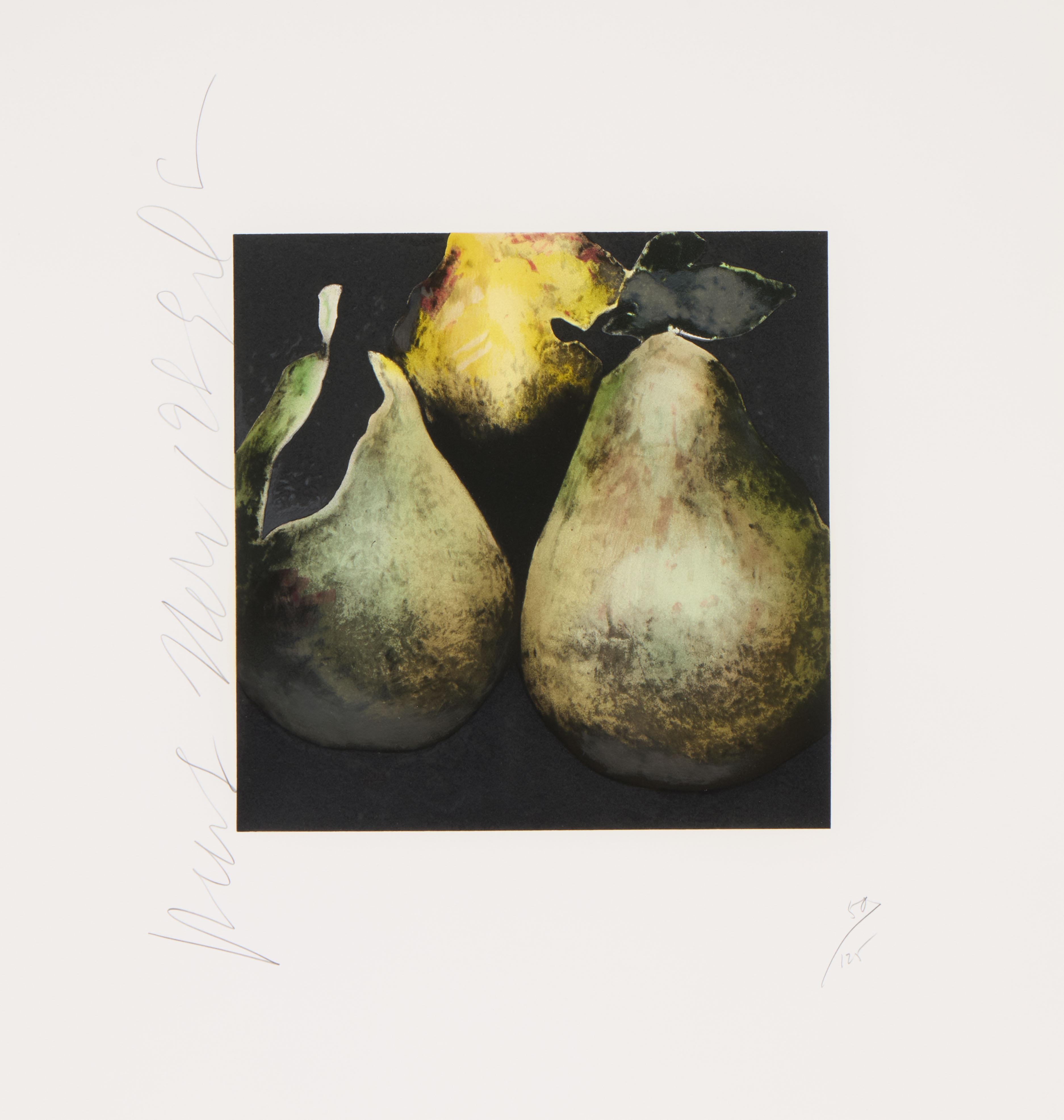 Artwork by Donald Sultan, Four Works from 'Fruits and Flowers, Made of Screenprint