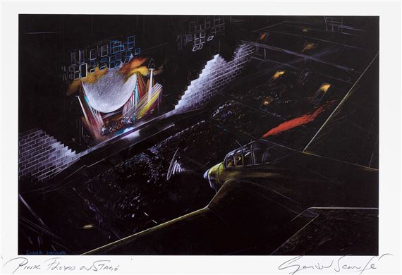 Pink Floyd on stage 80's - Gerald Scarfe