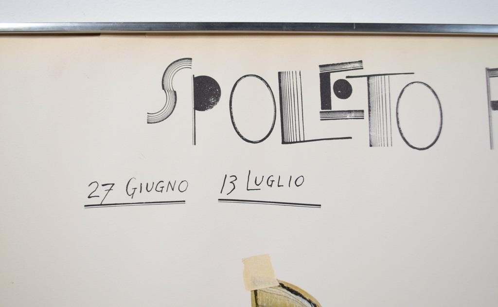 Artwork by Saul Steinberg, 2 Saul Steinberg Posters Spoleto, Fondation Maeght, Made of Vintage Posters