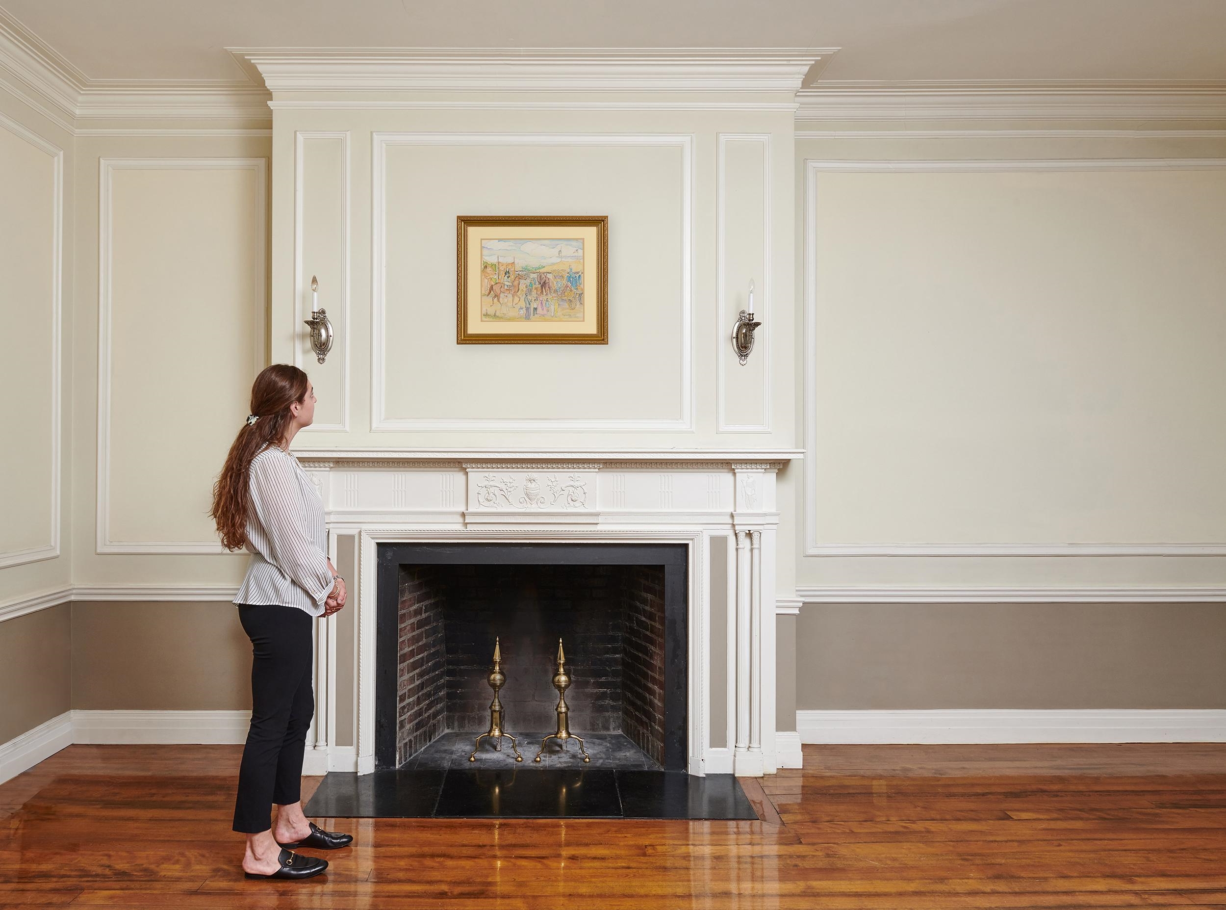 Artwork by Reynolds Beal, Sparks Circus, Made of Colored Pencil On Paper