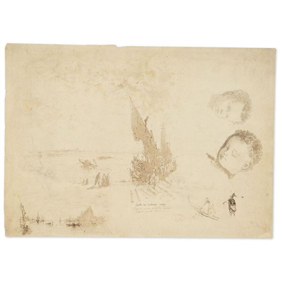 FEUILLE D'ÉTUDES - Félix Ziem