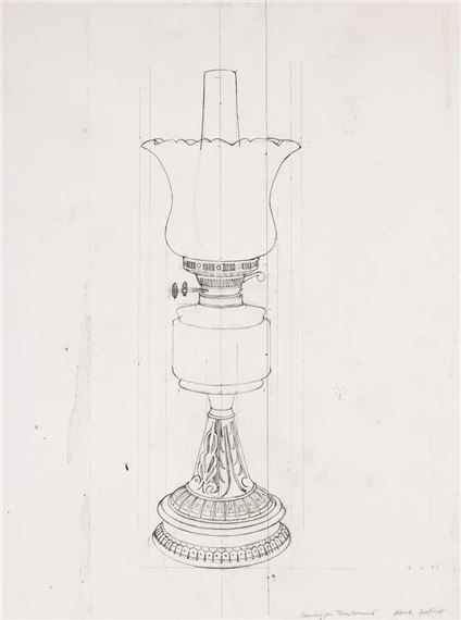 STUDY FOR TROU NORMAND [OIL LAMP