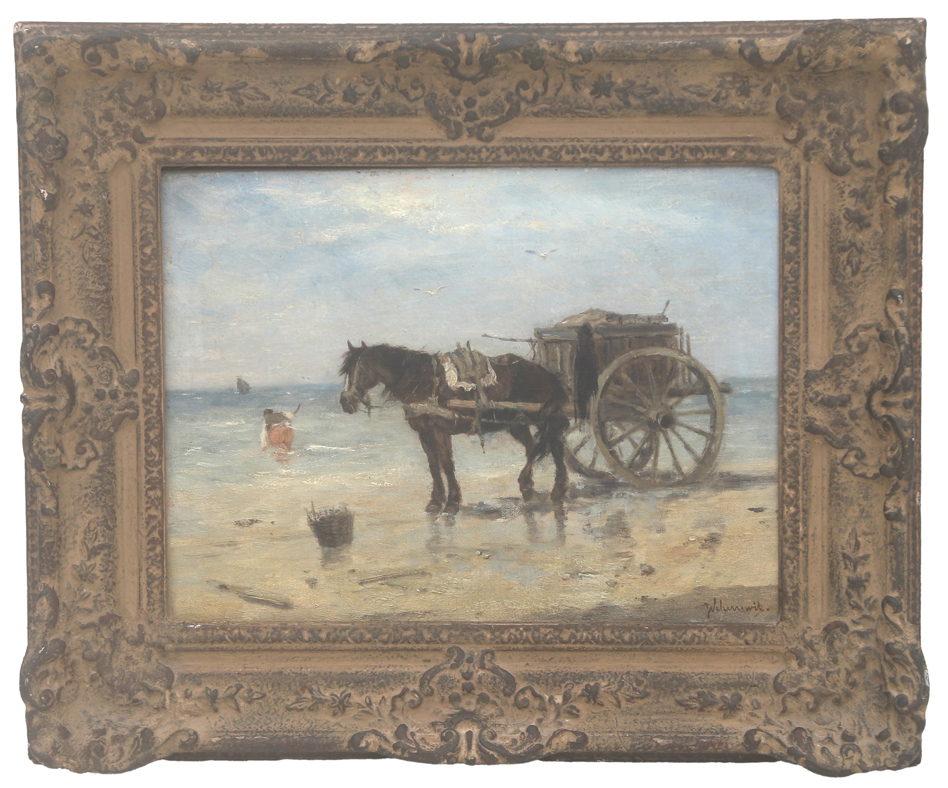 Johan Frederik Cornelis Scherrewitz | The Shell Fisherman | MutualArt