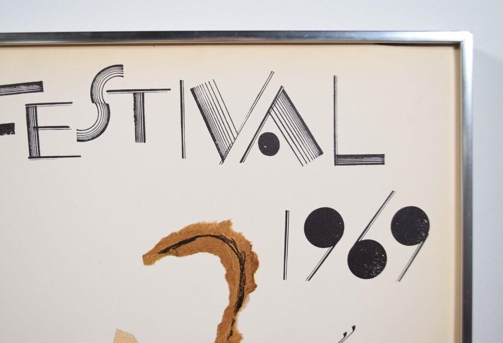 Artwork by Saul Steinberg, 2 Saul Steinberg Posters Spoleto, Fondation Maeght, Made of Vintage Posters