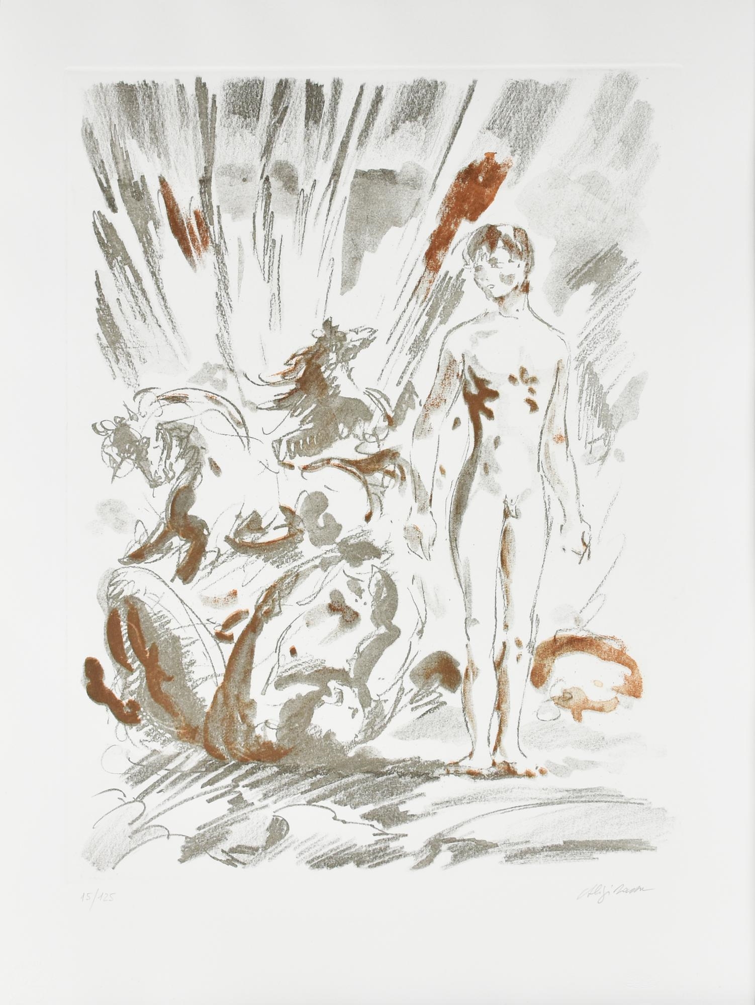 Aligi Sassu | MANUSCRIPTUM (1992) | MutualArt