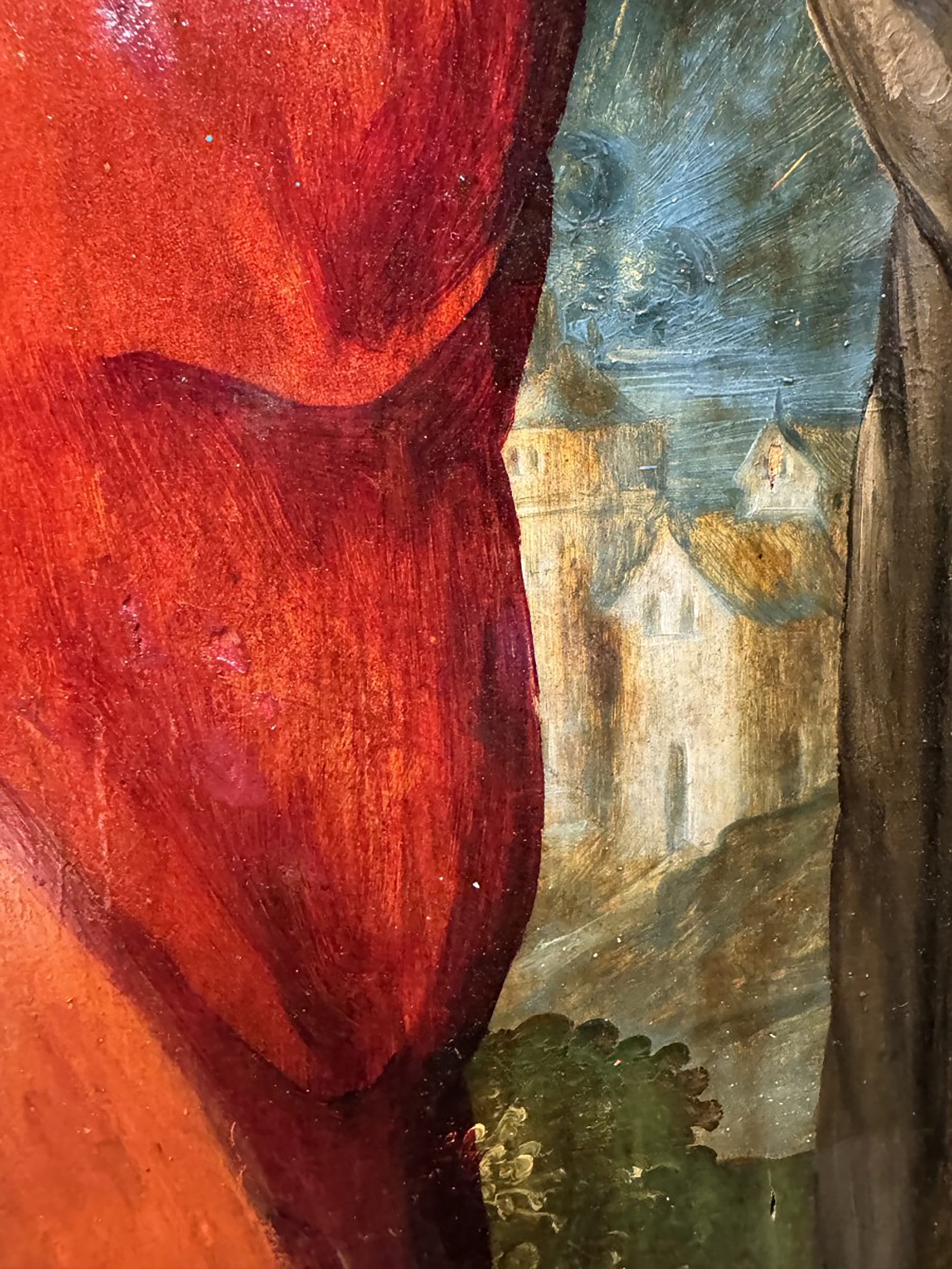 Artwork by Diego De Aguilar, Díptico representando a San Juan y San Eugenio de Toledo, Made of Óleo Sobre Tabla