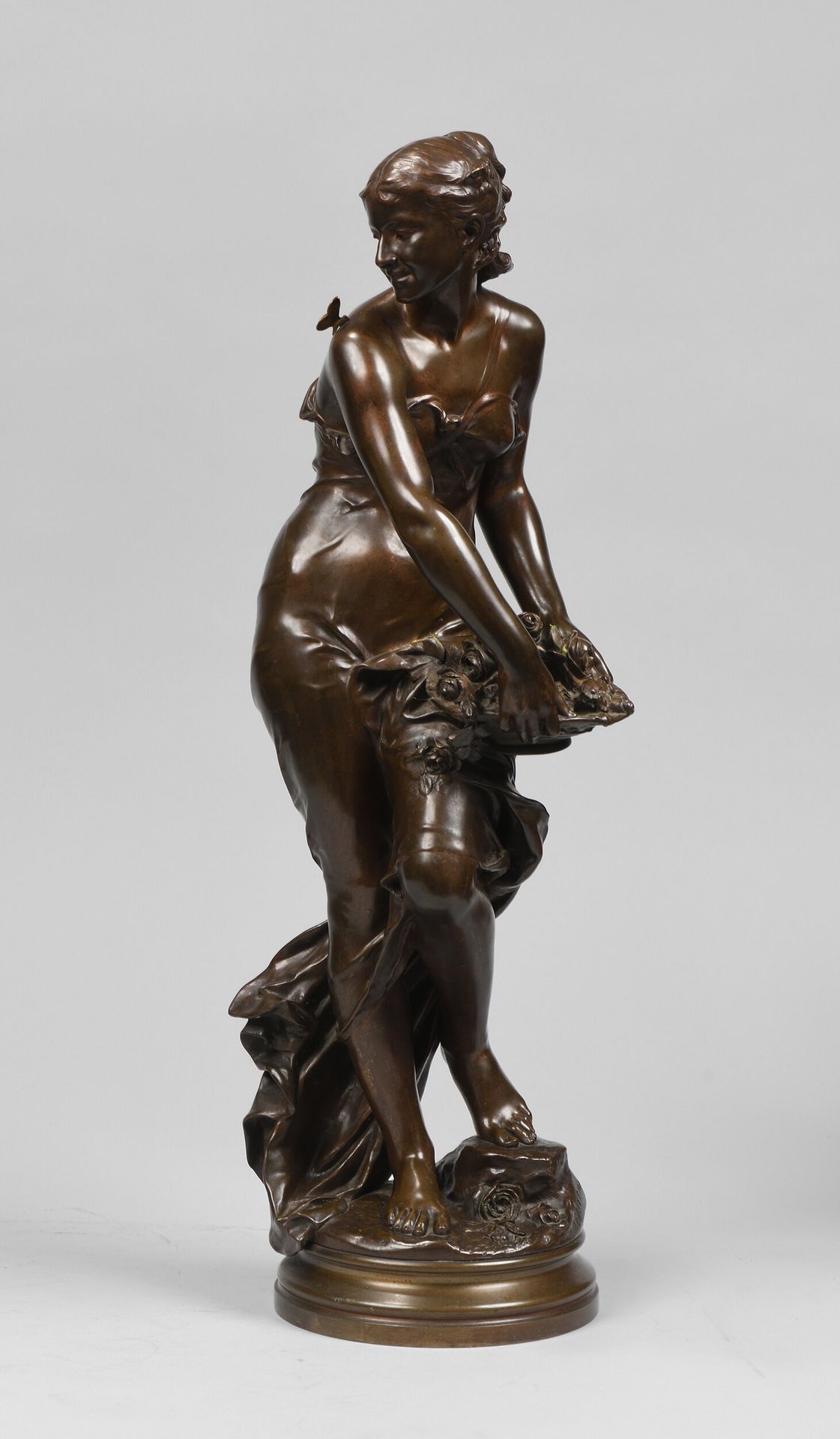 Artwork by Jean-Baptiste Germain, The Thought, Made of Bronze