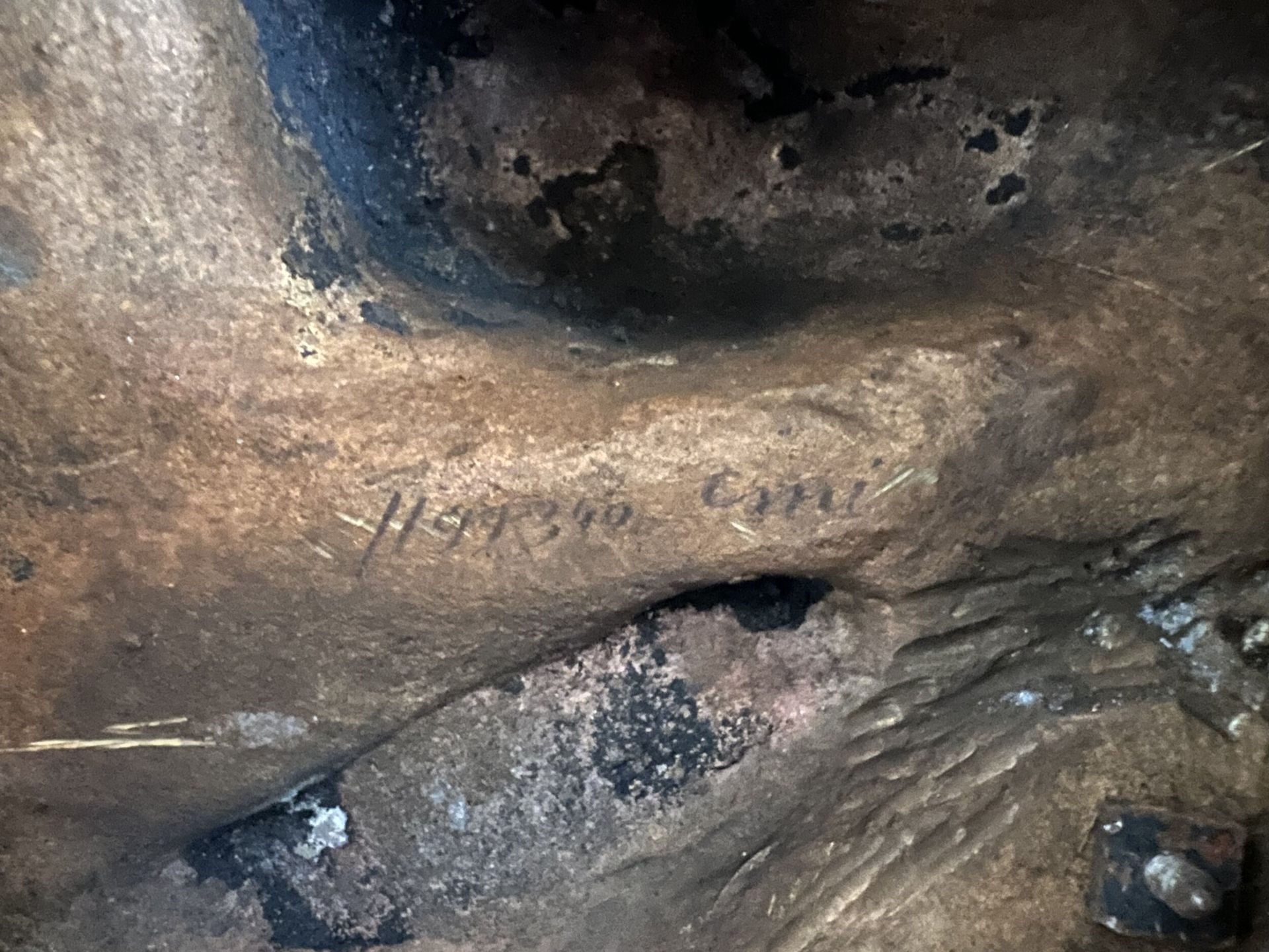 Artwork by Jean-Baptiste Germain, The Thought, Made of Bronze